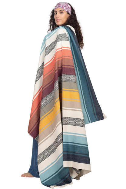 Serape Stripe Beach Blanket