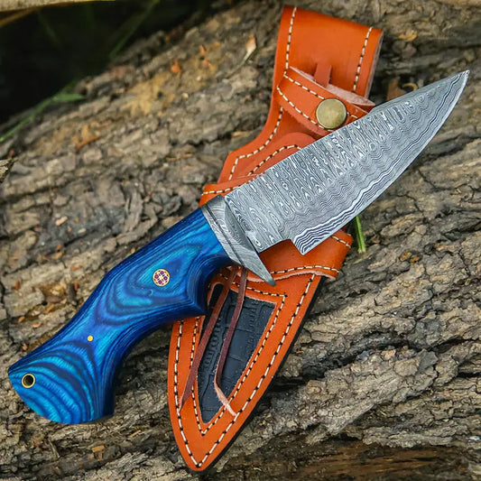 Non Folding Handmade Damascus Steel Knife