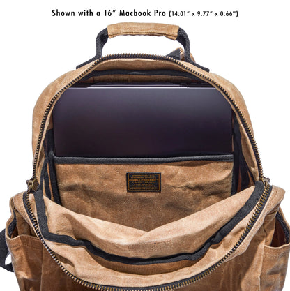 Waxed Canvas Backpack
