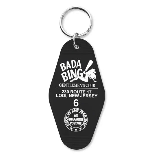 Motel Key Chain - Bada Bing Gentleman's Club