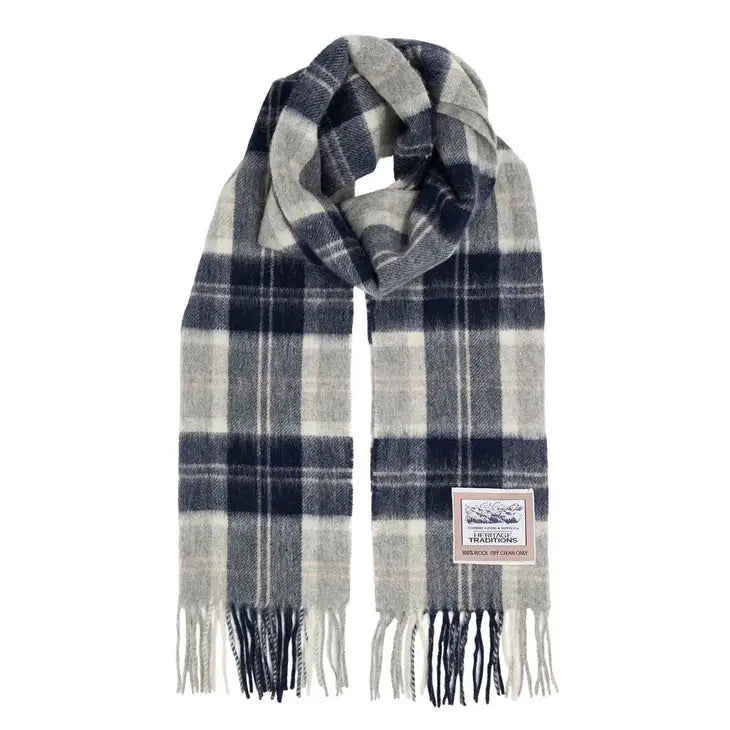 Pure Wool Tartan Scarf