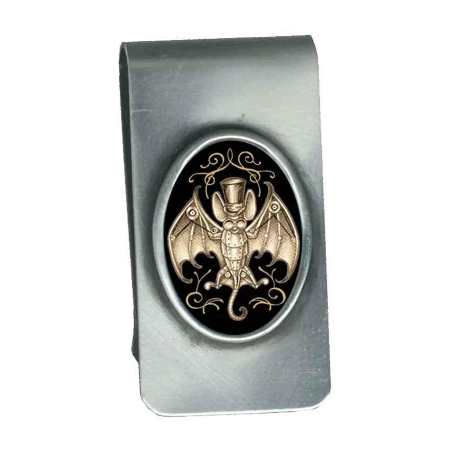 Steampunk Bat Money Clip