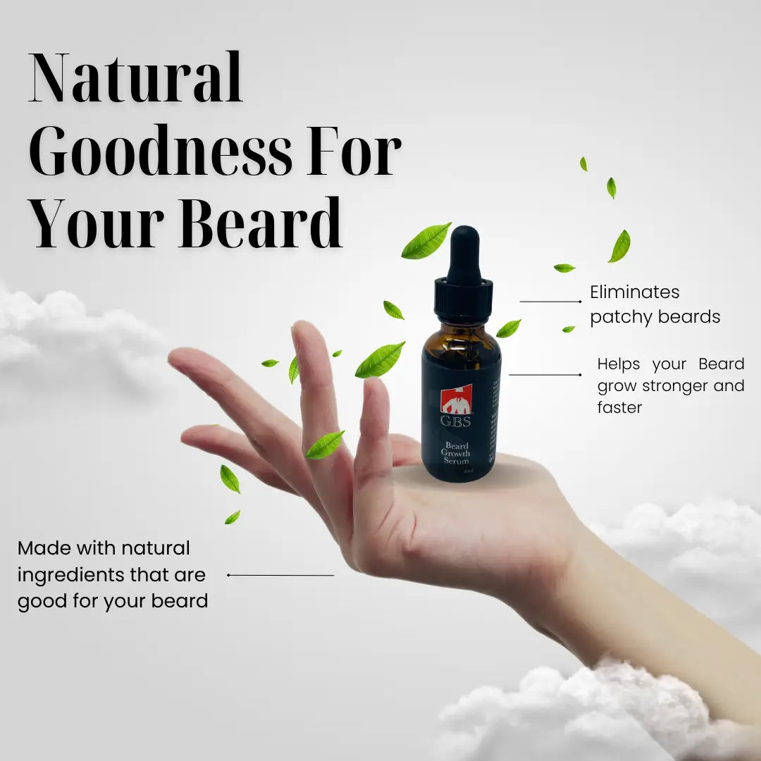 Beard Hair Growth Serum with Biotin