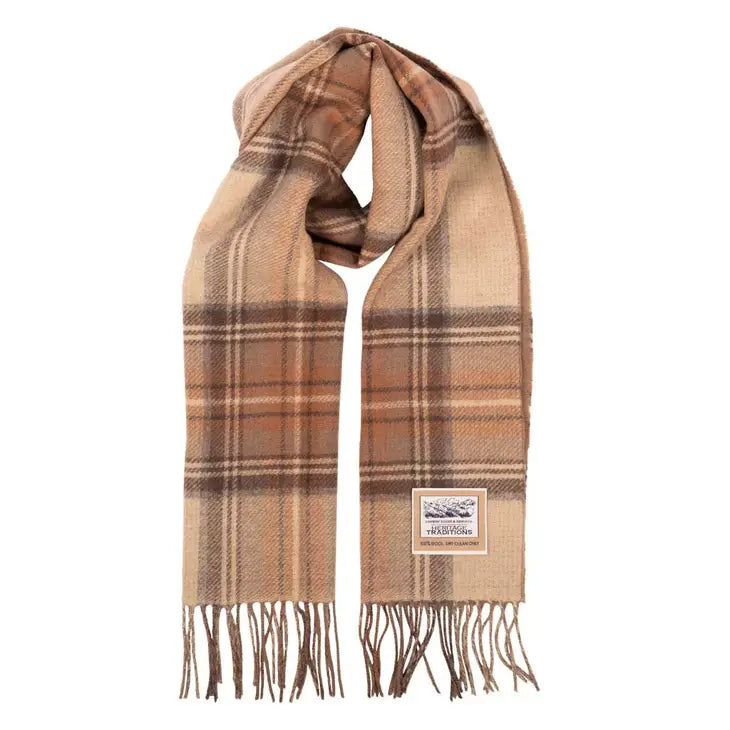 Pure Wool Tartan Scarf