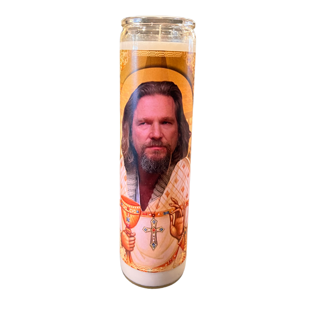 Saint Big Lebowski Candle
