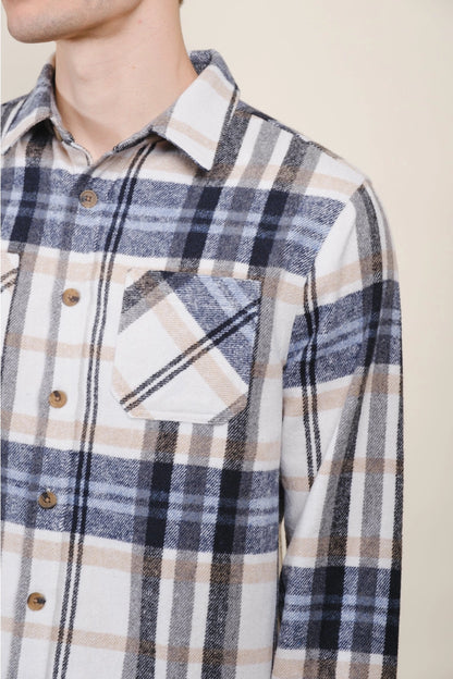 Plaid Heavy Weight Flannel Shacket