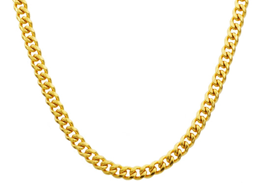 Cuban Link 24" Gold Chain