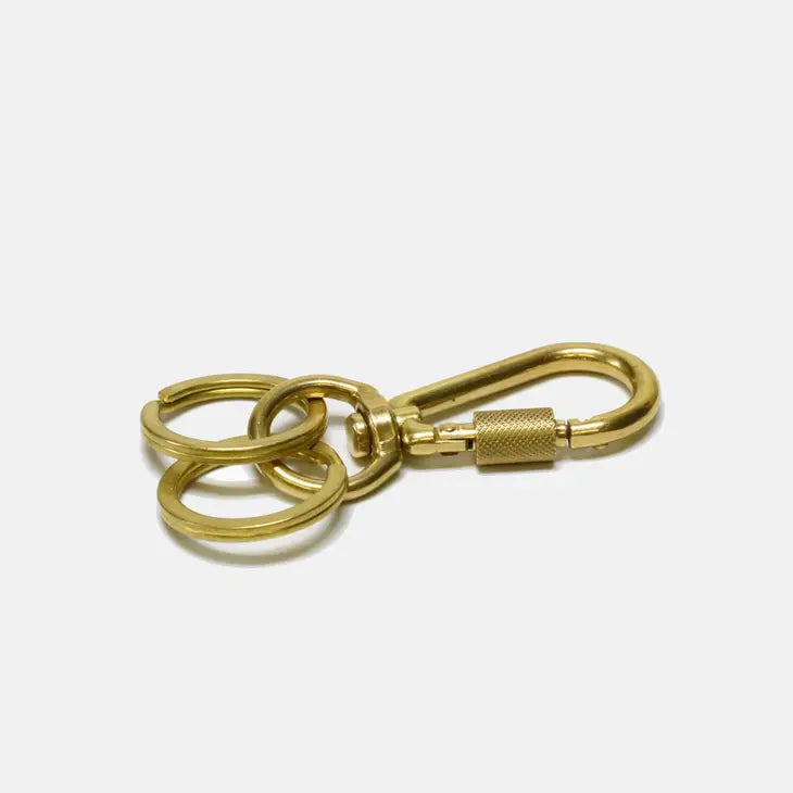 Short Brass Keychain