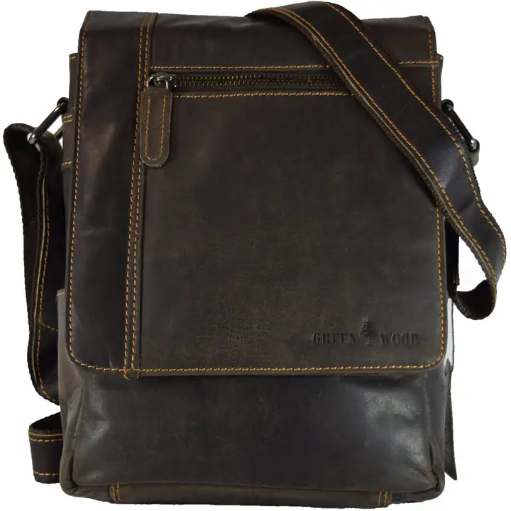 The Henry Mini Messenger Leather Bag