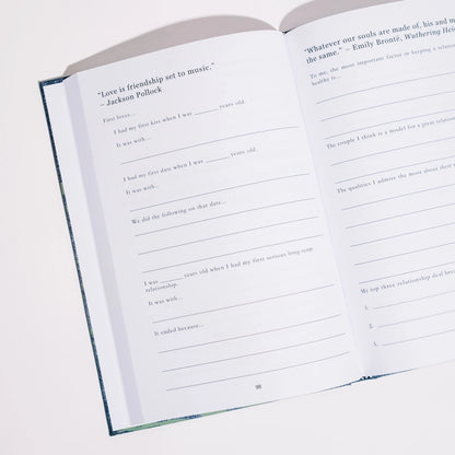 "Dad, I Want To Hear Your Story" Keepsake Journal