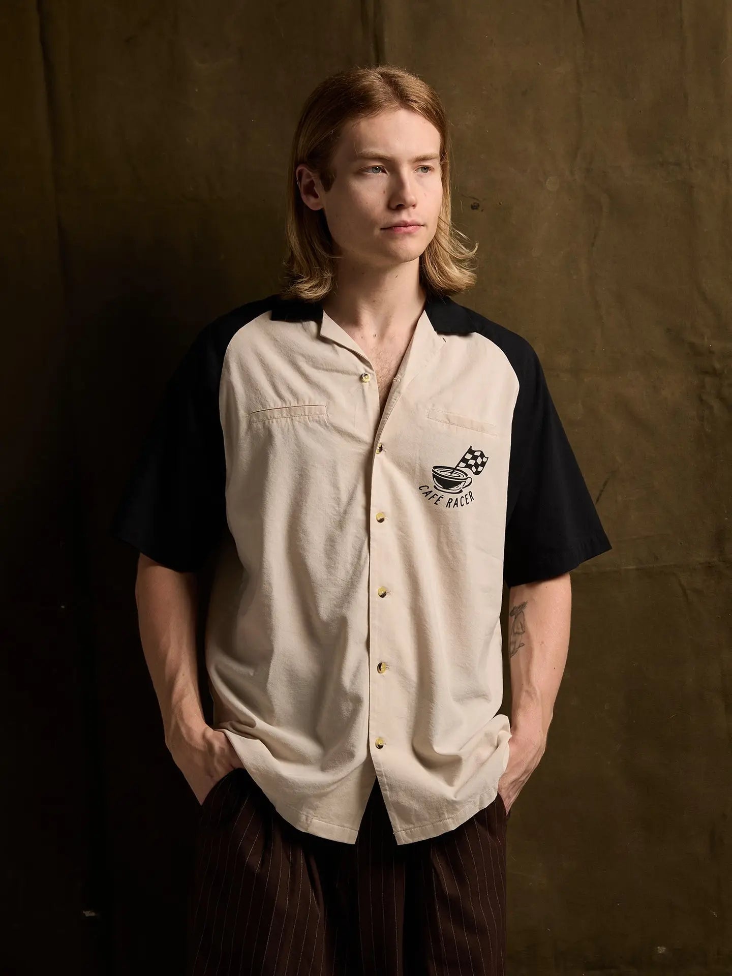 Cafe Racer Button Up Shirt