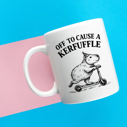 Off to Cause a Kerfuffle Coffee Mug