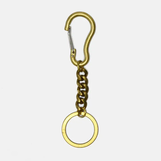 Brass Carabiner Keychain