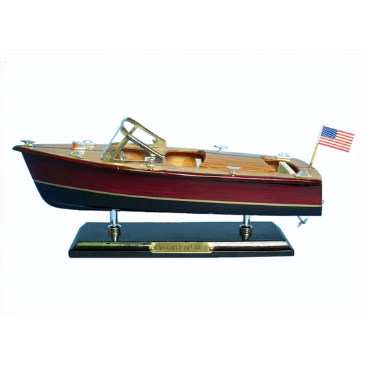 Chris Craft Triple Cockpit Model Speedboat 14"