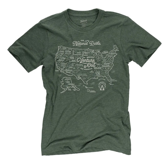 National Parks Map T-Shirt