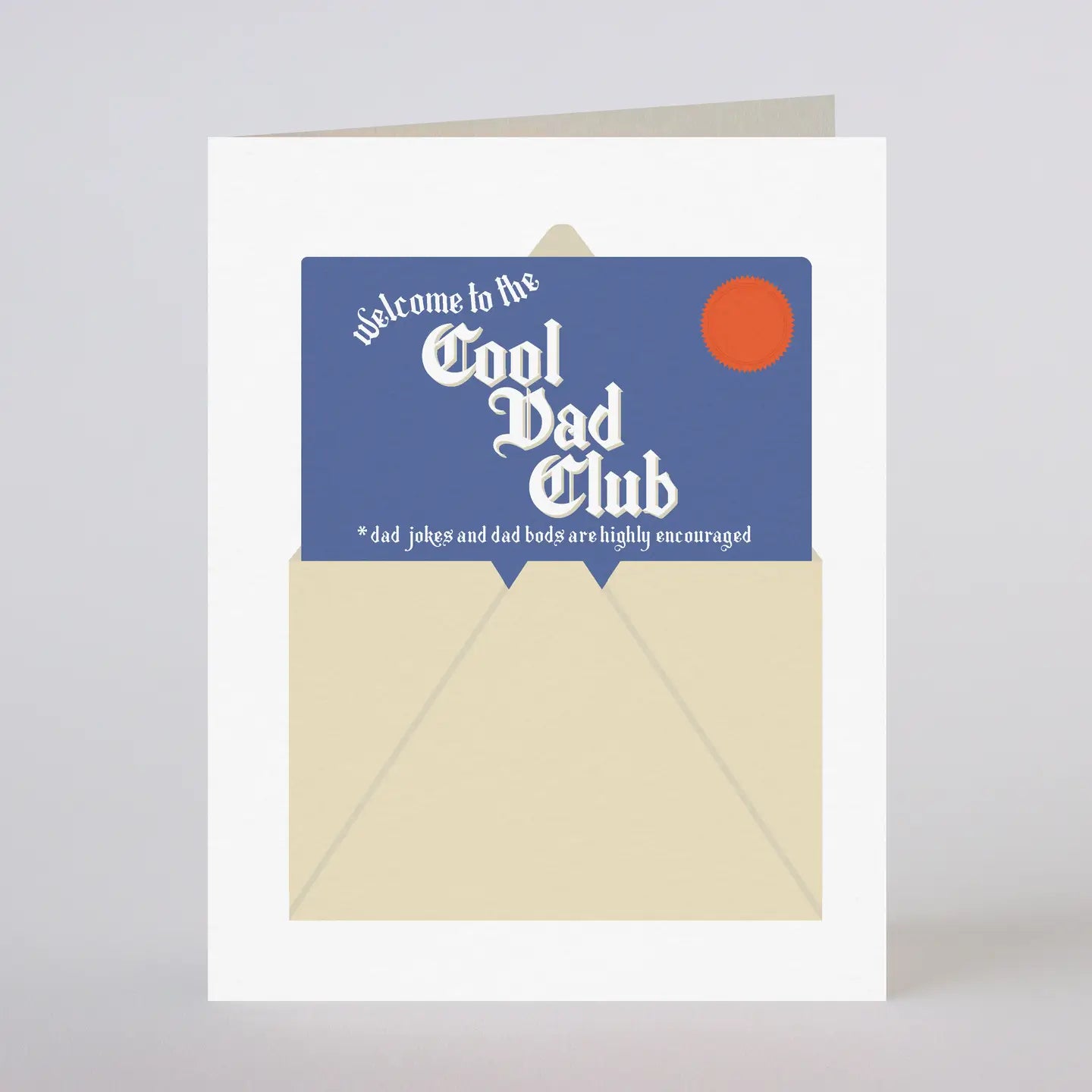Cool Dad Club Greeting Card