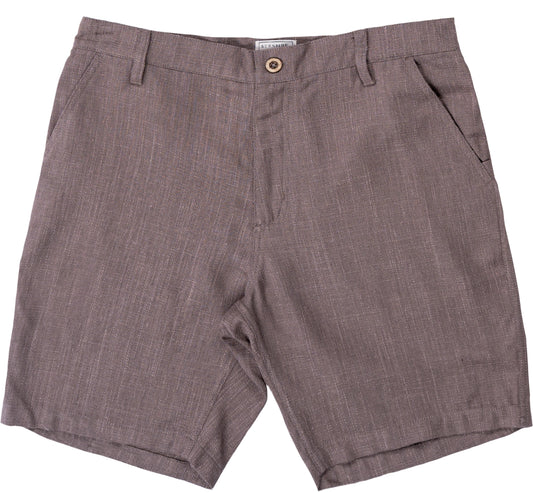 Linen Cotton Blend Shorts
