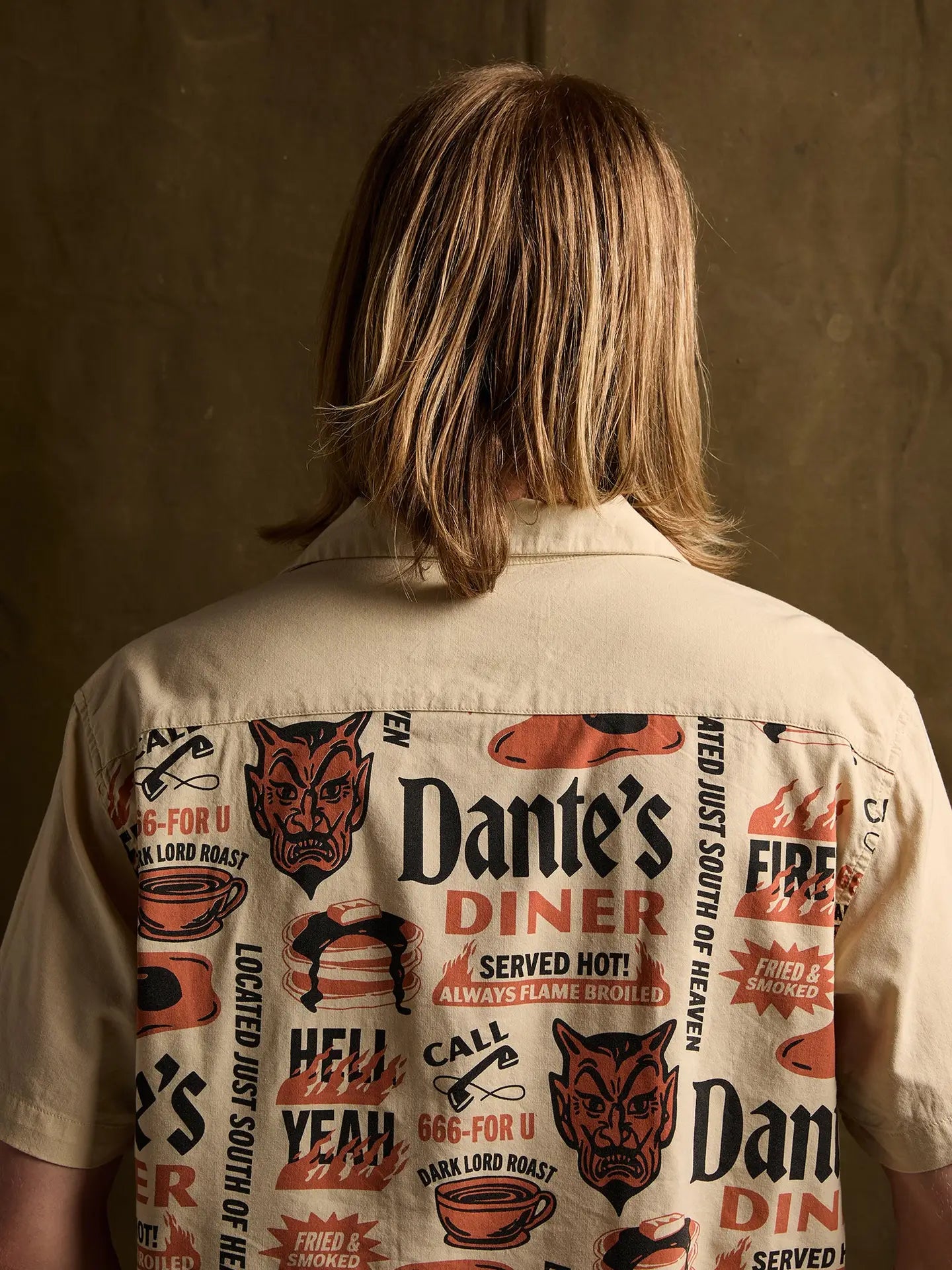 Dante's Diner Button Up Shirt