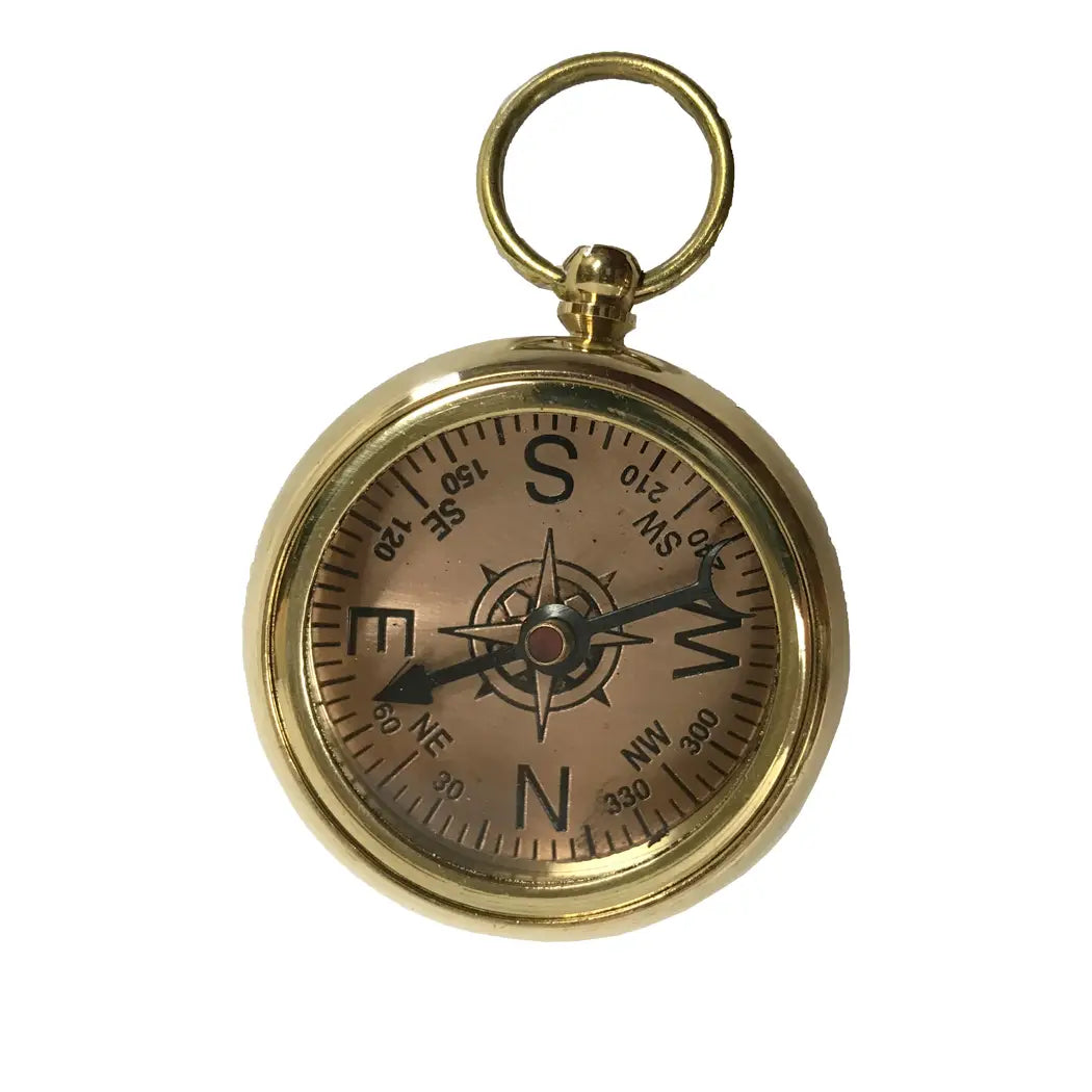Solid Polished Brass Compass
