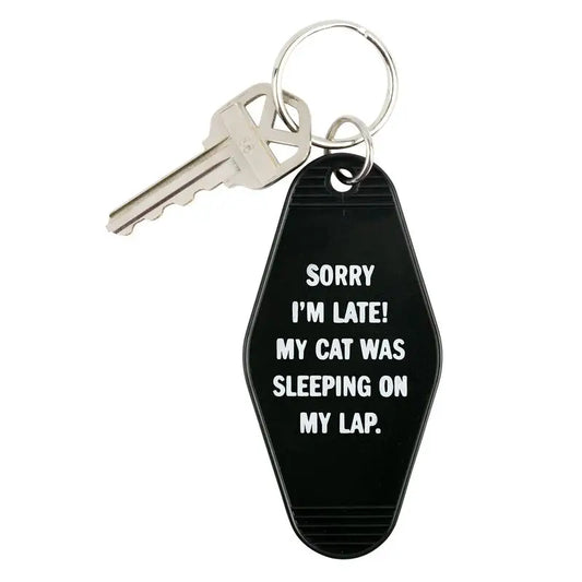 Sorry I'm Late Keychain