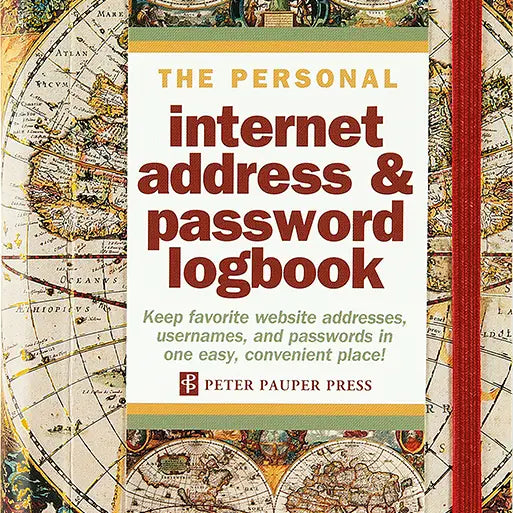 Internet Address & Password Organizer