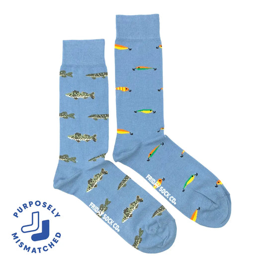 Mismatched Fishing Socks