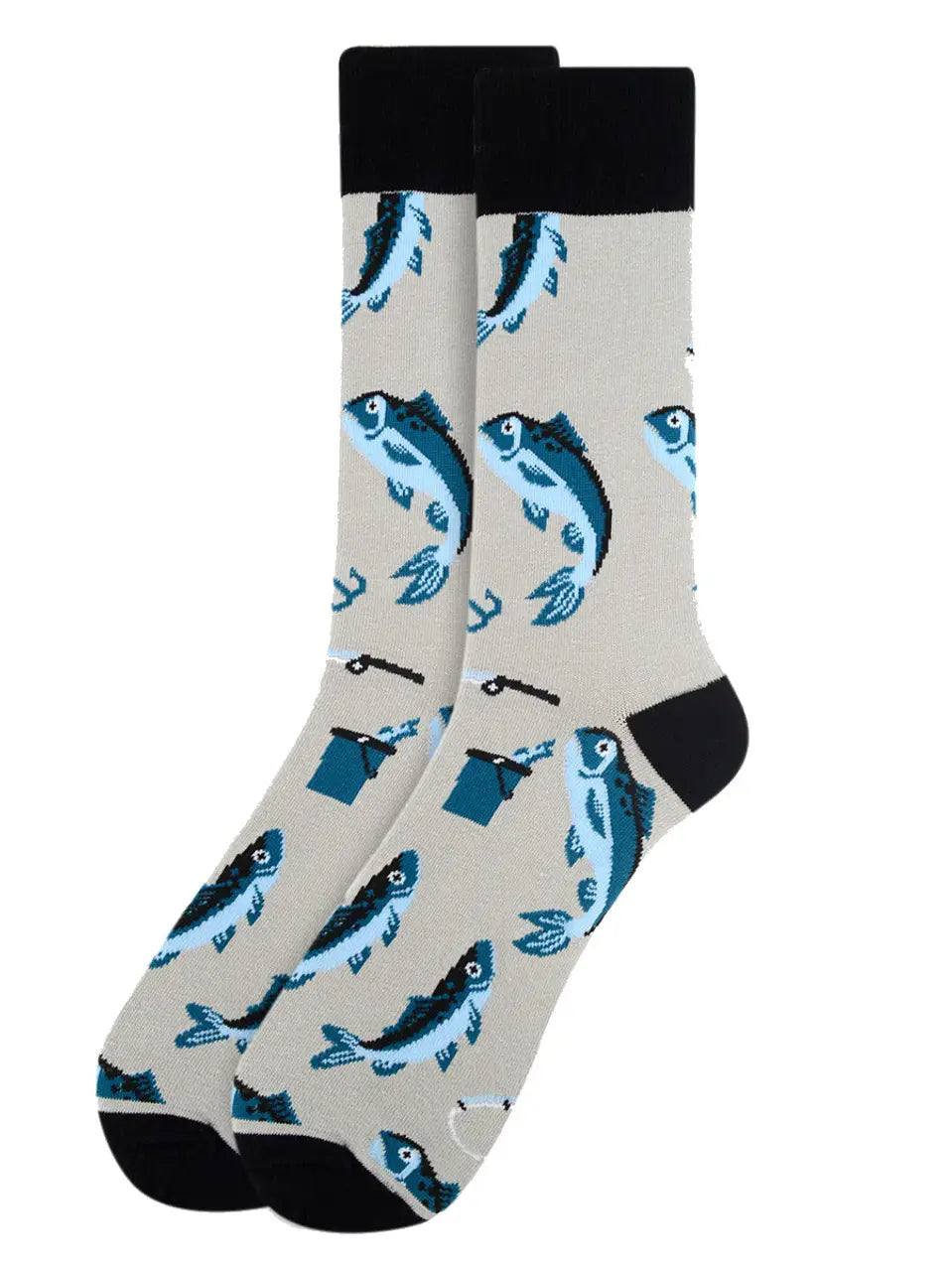 Fish Print Novelty Socks