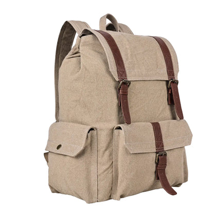 Upcycled Canvas Backpack