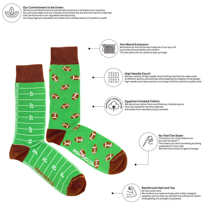 Mismatched Football Socks