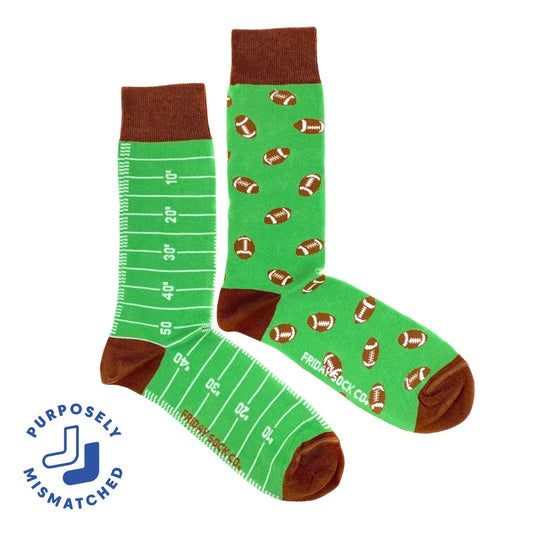 Mismatched Football Socks