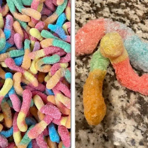 Freeze Dried Sour Gummy Worms