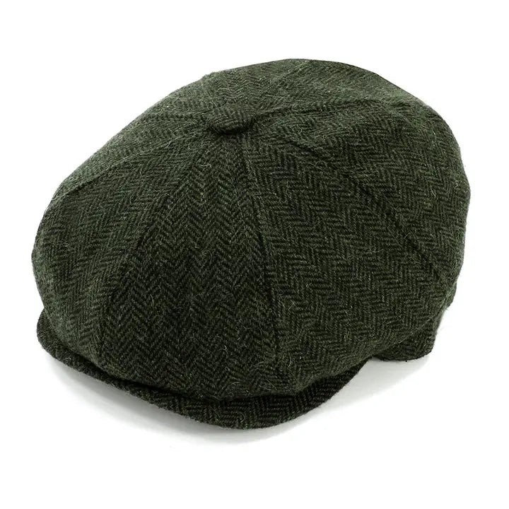 8 Panel Newsboy Wool Cap