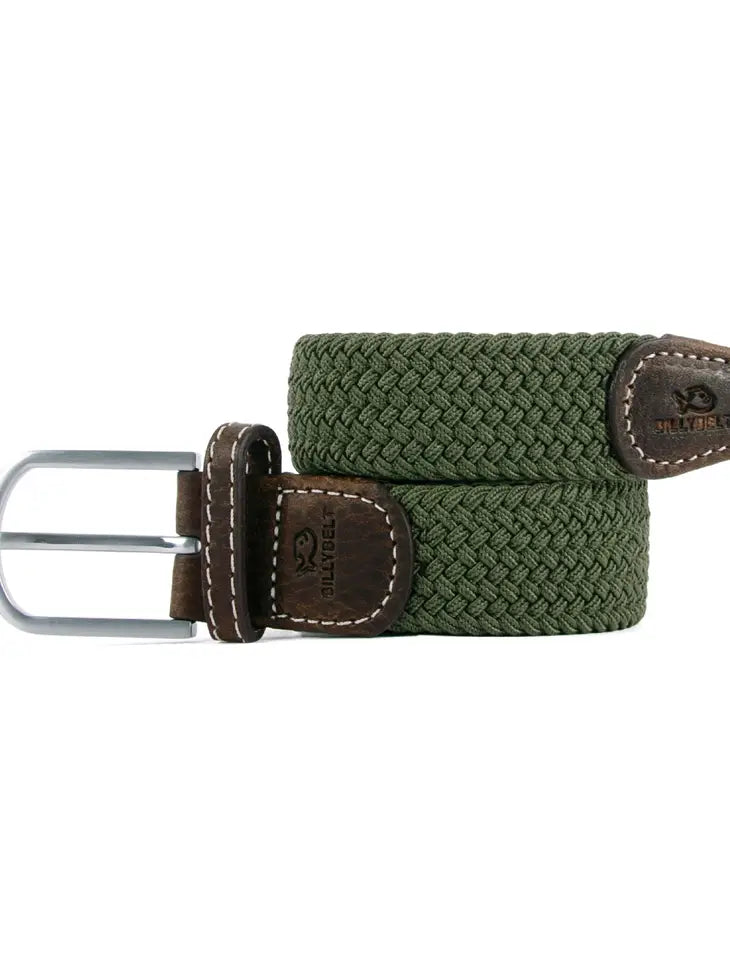 Green Army Woven Belt