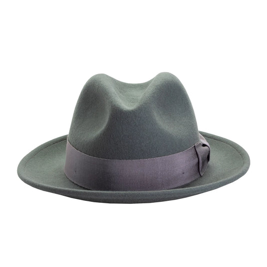 Pablo Grey Wool Fedora Hat