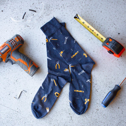 Mismatched Handyman Socks