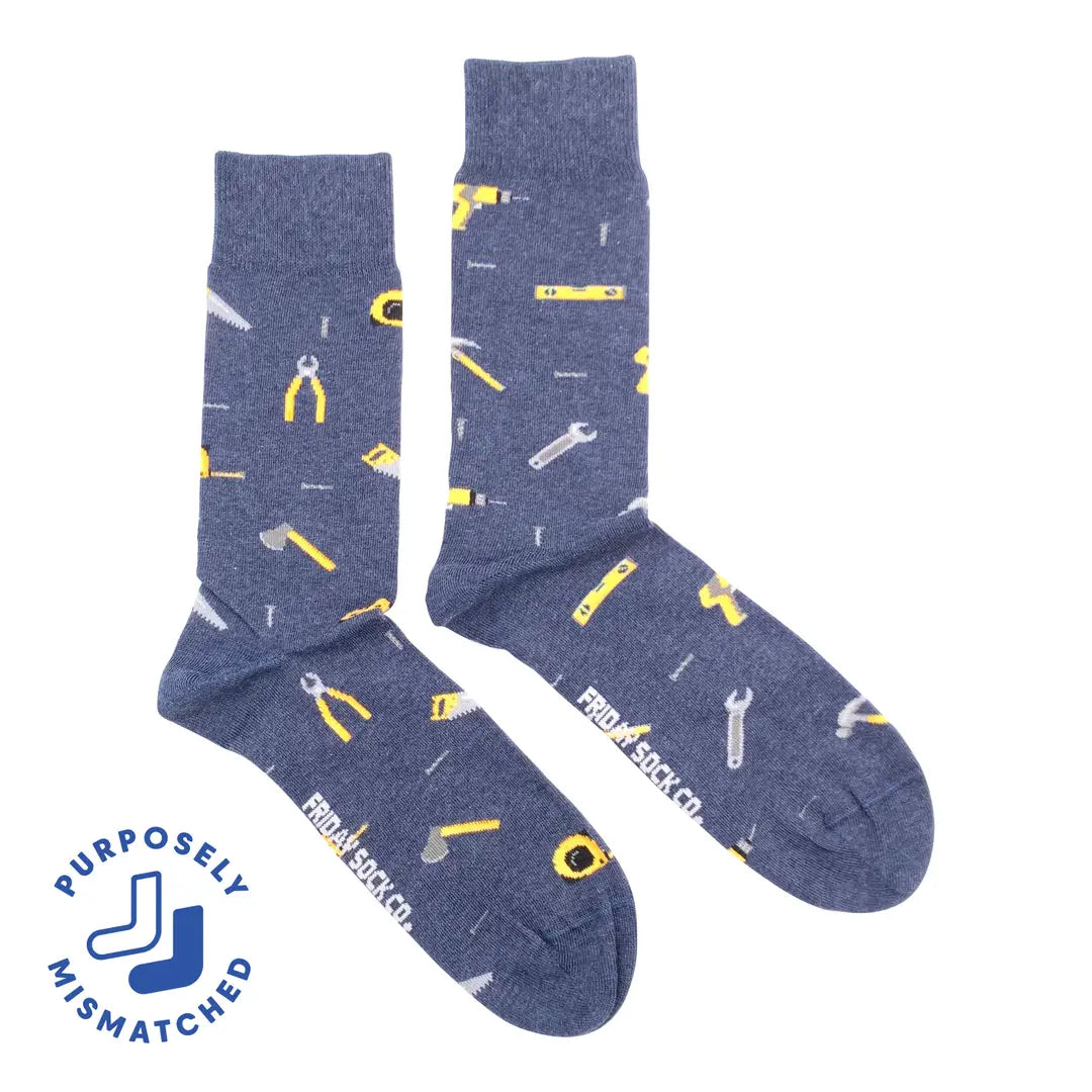 Mismatched Handyman Socks