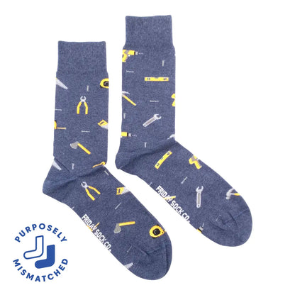 Mismatched Handyman Socks