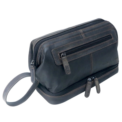 Hans Leather Toiletry Bag