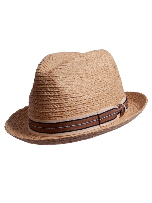 Elias - Straw Fedora Hat