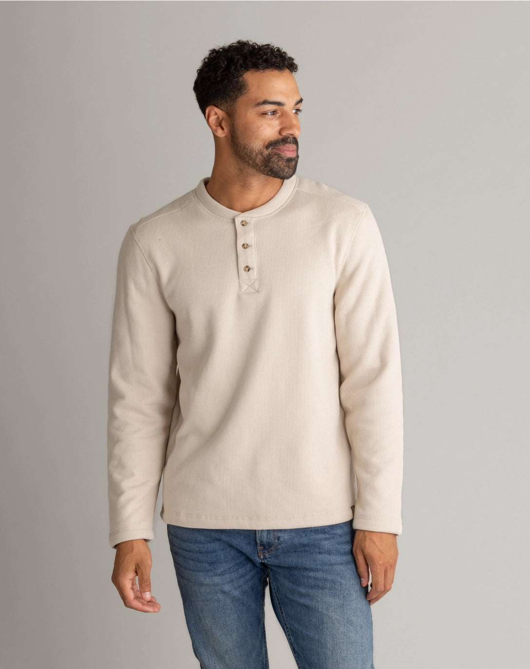 Fireside Sherpa Lined Waffle Henley