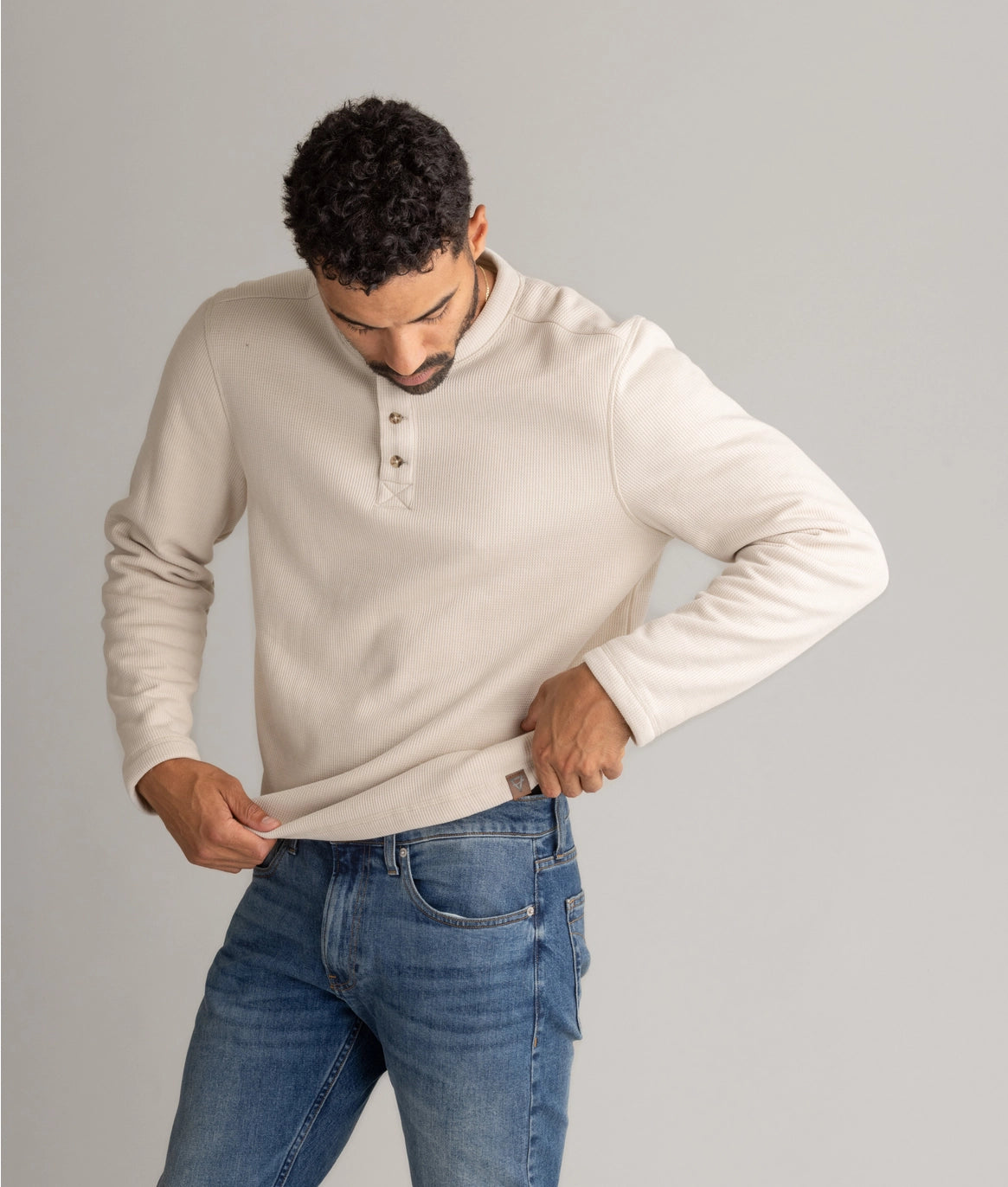 Fireside Sherpa Lined Waffle Henley