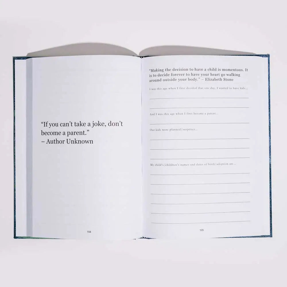"Dad, I Want To Hear Your Story" Keepsake Journal