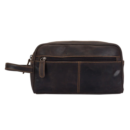 Banff Leather Toiletry Bag