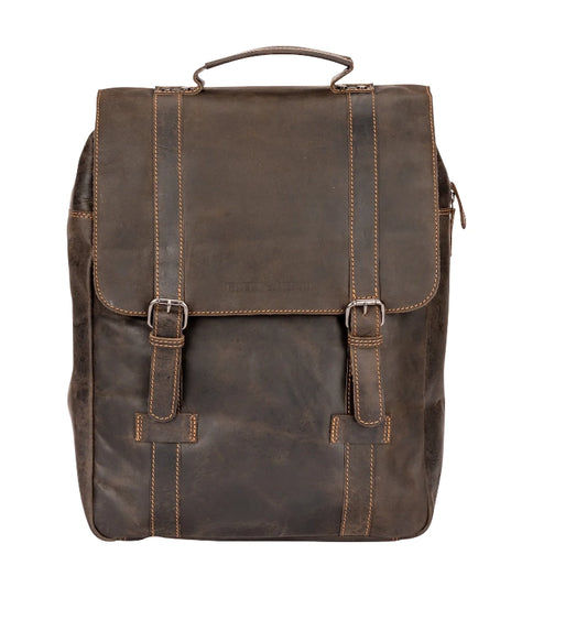 Melbourne Leather Laptop Backpack