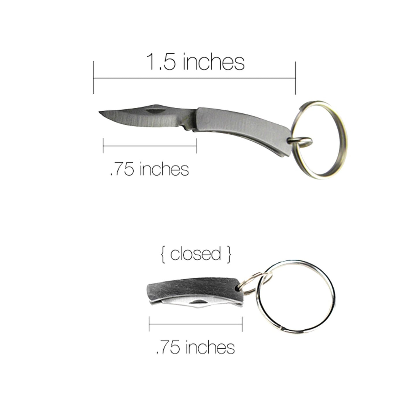 Micro Folding Knife Keychain