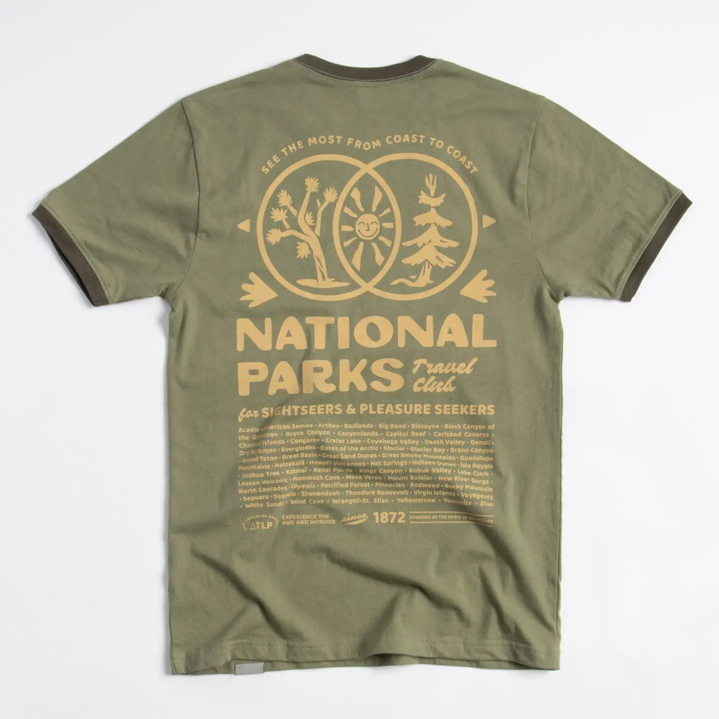 National Parks Coast to Coast Tees