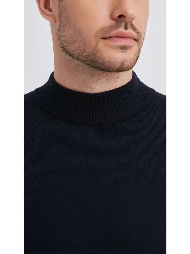 Fireplace Navy Sweater