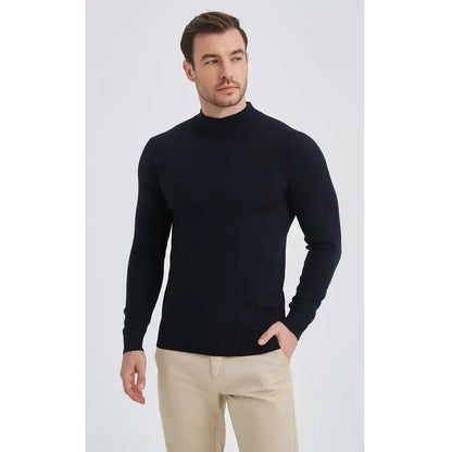 Fireplace Navy Sweater