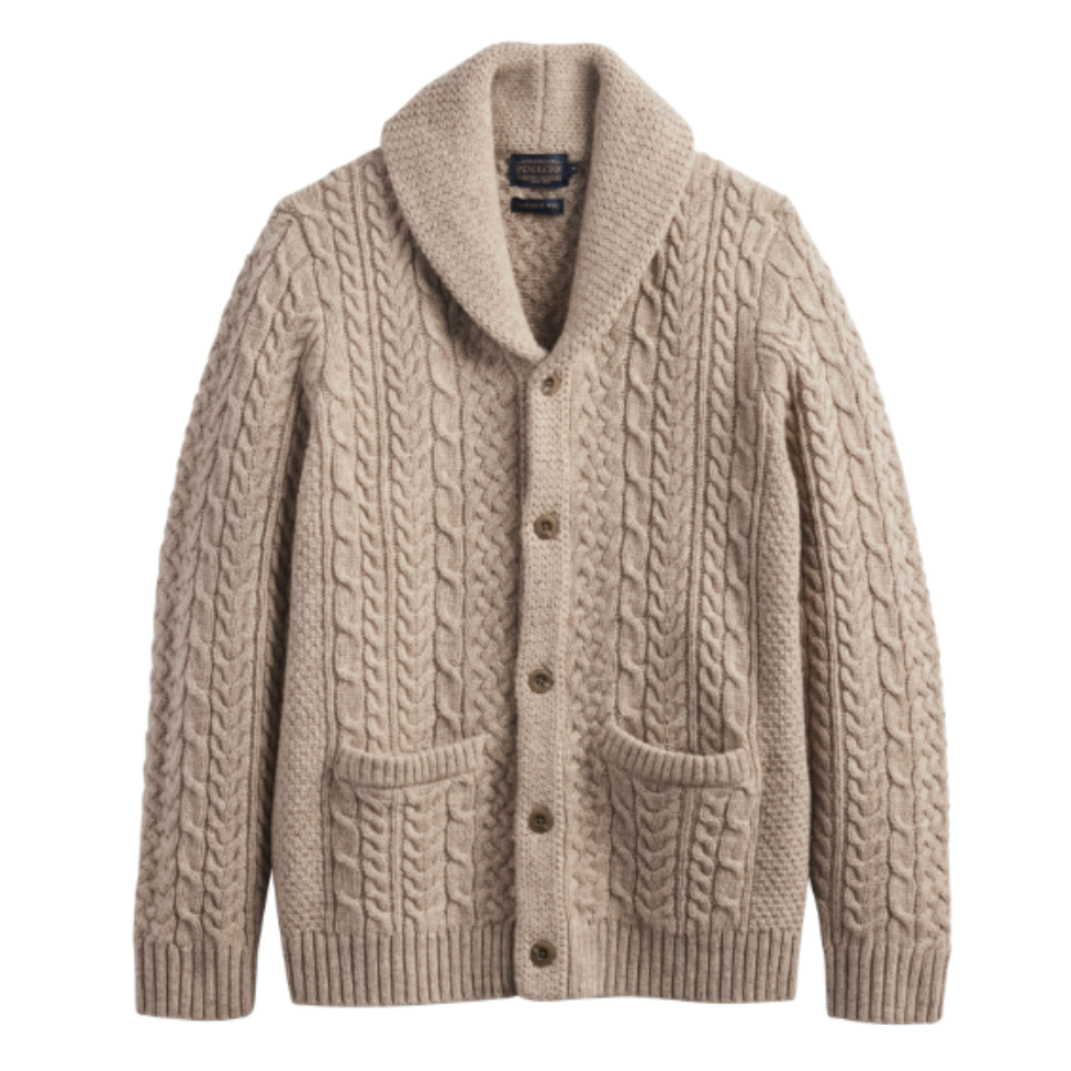 Fisherman Cardigan Sweater