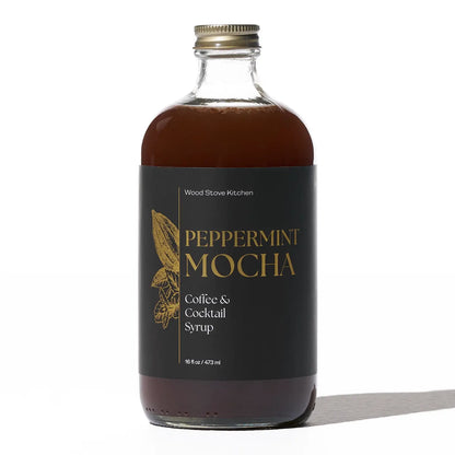Peppermint Mocha Coffee & Cocktail Syrup, 16 Fl oz